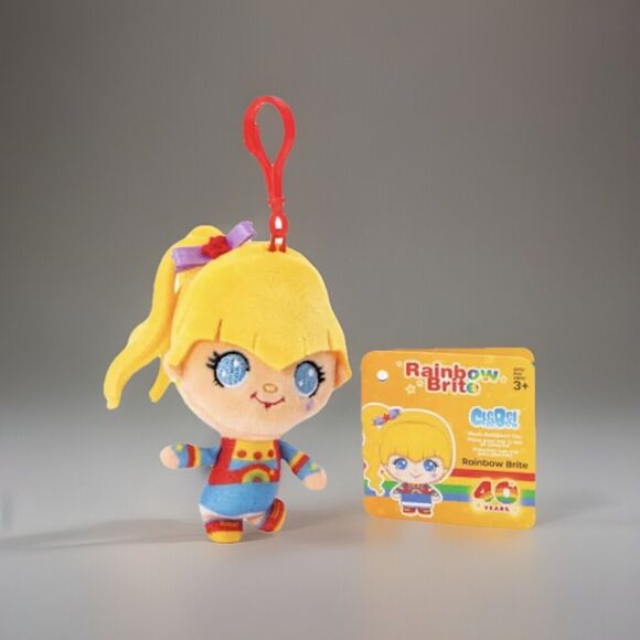 🔥CheeBee Rainbow Brite 4" PLUSH Backpack Clip Keychain BNWT🔥 - Picture 1 of 5